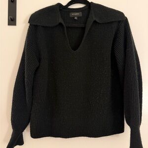 Banana Republic Black V-Neck Sweater